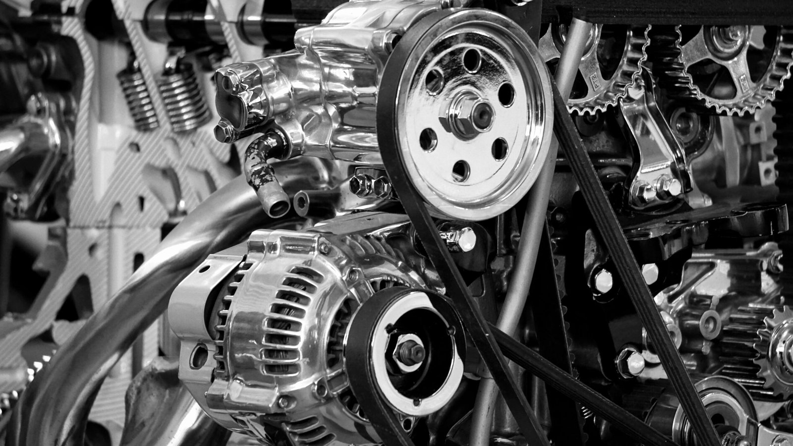 Used engine and belt components UAE